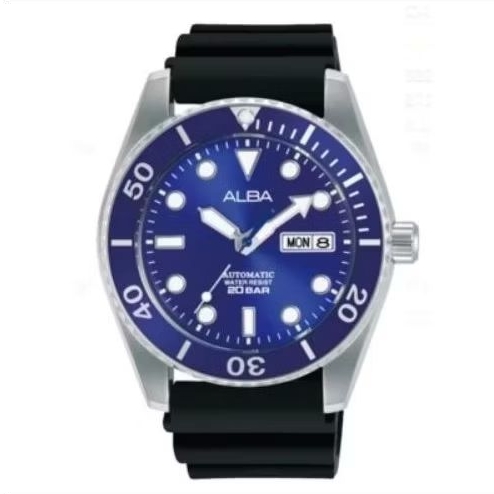 ALBA AL4363 Jam tangan Pria Analog strap Rubber Original
