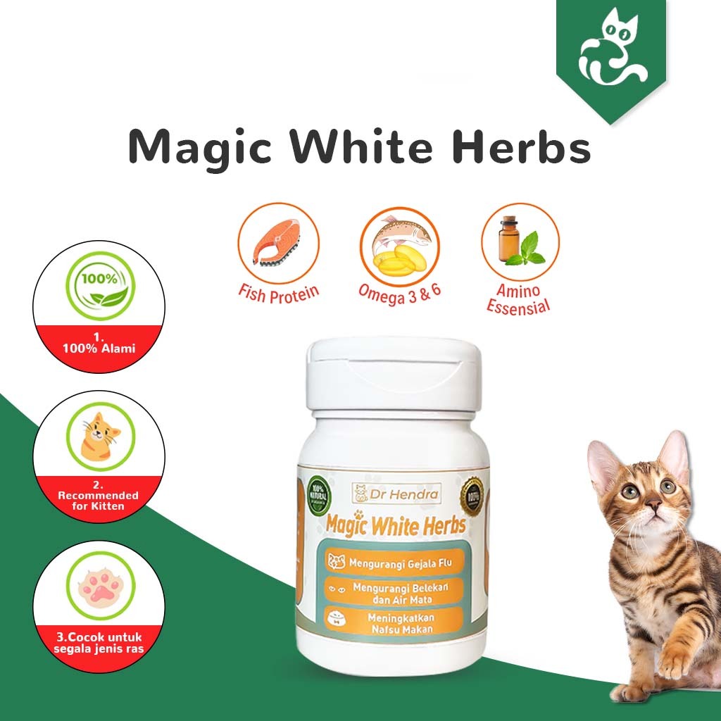 Flu Bersin bersin Vitamin Kucing Herpes Klamidia Pilek Mata Belekan suplemen kucing imun kucing