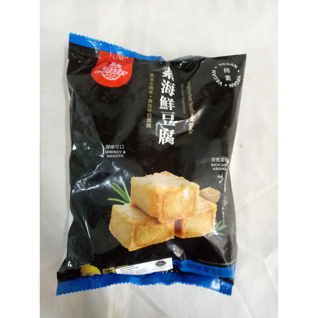 

Everbest Seafood Tofu 500gr / Tahu Hai Sien Tou Fu Vegetarian