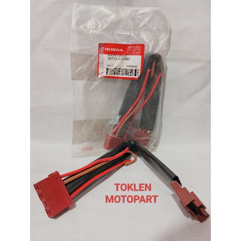 SOKET ECU BEAT FI (K25), BEAT ESP (K81)  ORI LOCAL