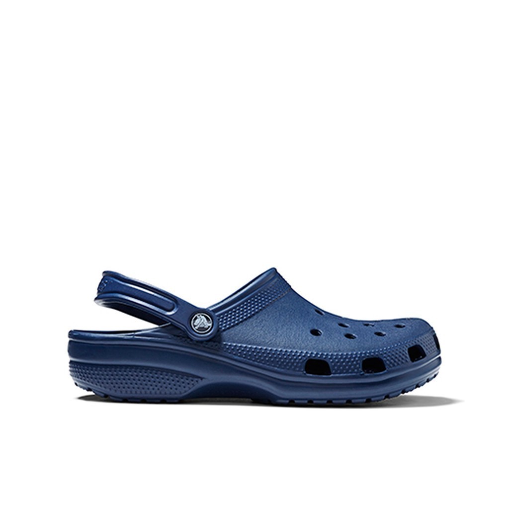 Sandal Crocs Wanita Ori Classic Clog Biru Dongker - LM
