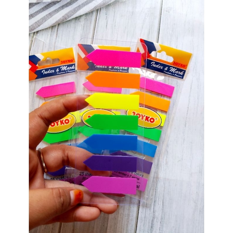 

STICKY NOTE JOYKO IM-31 BAHAN PLASTIK 25 LEMBAR