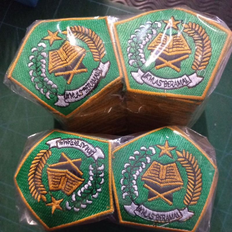 Ikhlas Beramal Bet Logo DEPAG IKHLAS BERAMAL Full Bordir Bijian