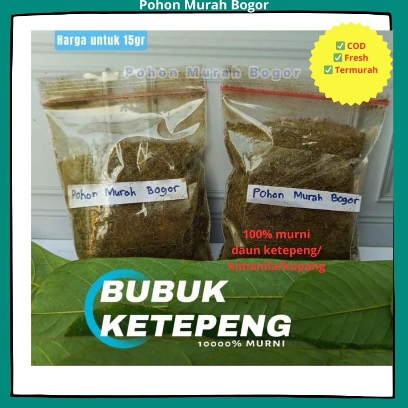 KETEPENG BUBUK 15GR / KETEPENG SERBUK / SERBUK DAUN KETEPENG CINA / DAUN KETEPENG CINA SERBUK