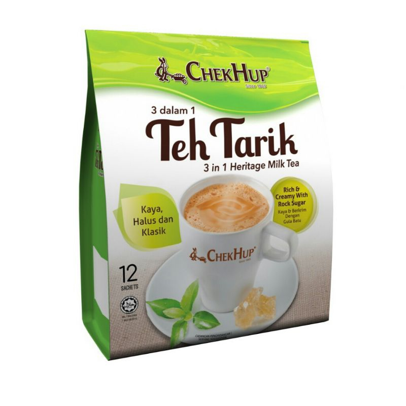 

CHEK HUP 3 in 1 Teh Tarik Rich and Creamy Malaysia (12 sachet)