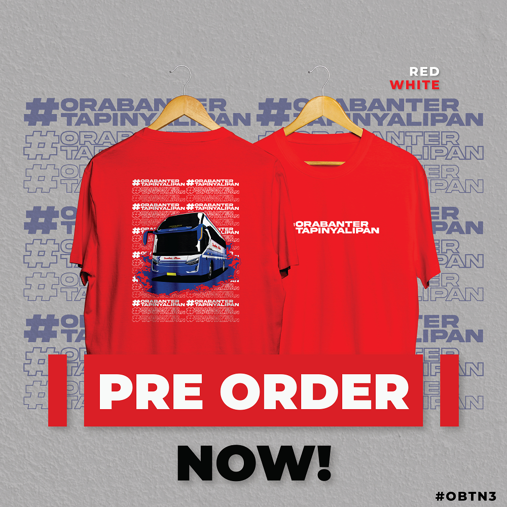 Kaos Merah OBTN3 Bismania Sumber Alam Baju Komunitas Bus Kualitas Distro Premium Original