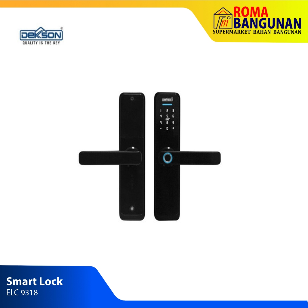 Dekkson Smart Lock / Digital Lock / Kunci Pintu Digital / Handle Pintu Digital / Electronic Lock ELC