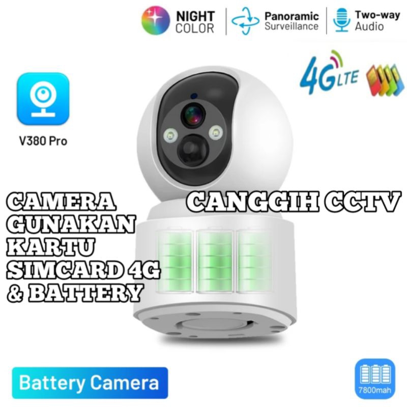 Camera CCTV Battery SIM-card 4G Auto Tracking