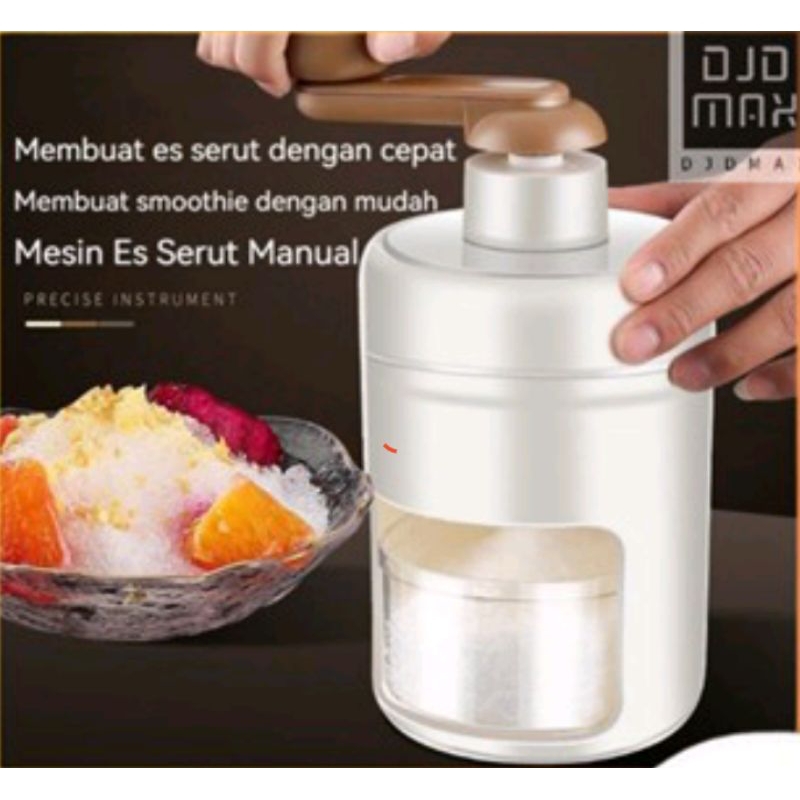 Alat pembuat es serut manual