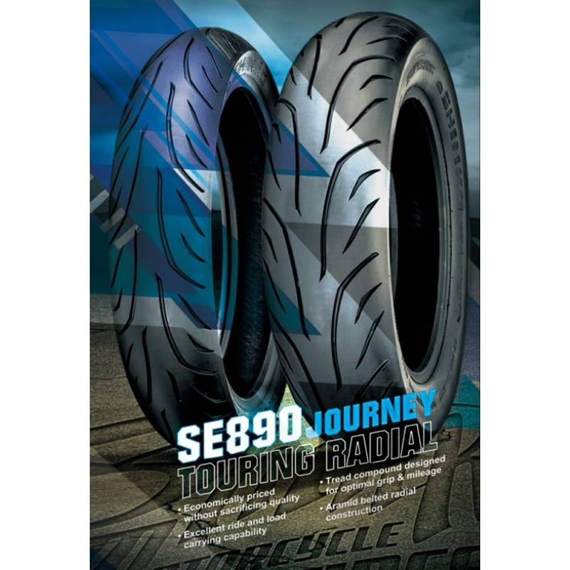 Ban SHINKO SE890 Journey Touring Radial 180.60.16 Rim 16 Ban Cruiser Touring dan Harian Motor Harley