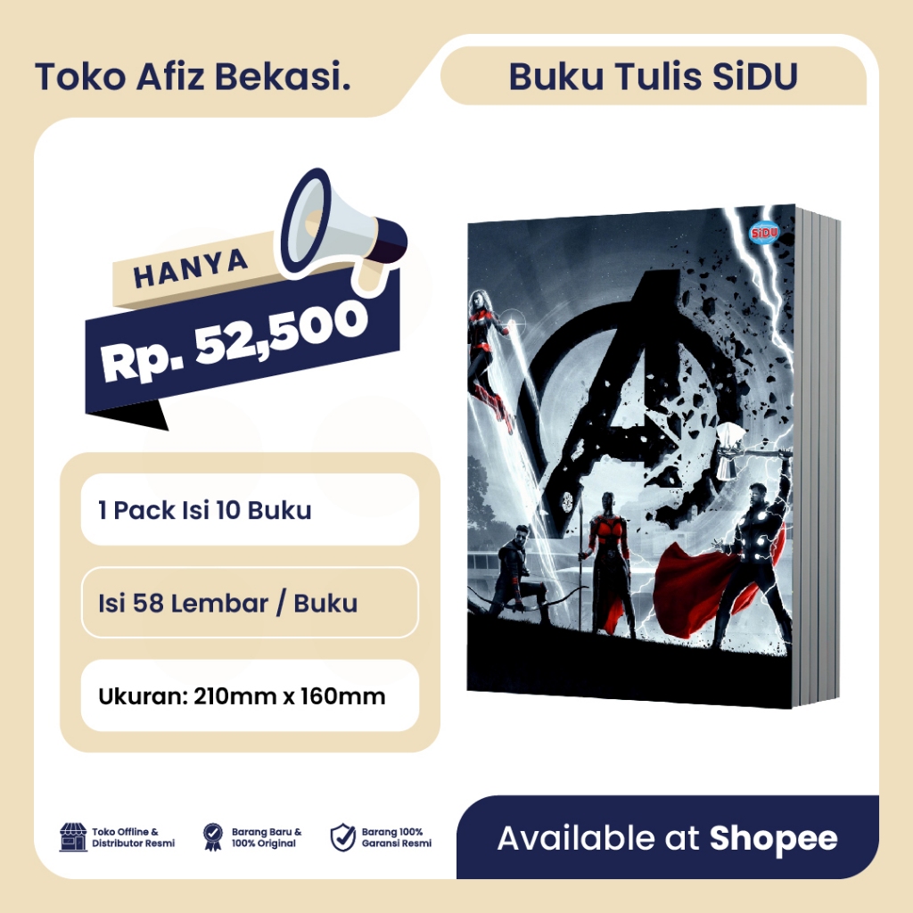 

SiDU Buku Tulis 58 Lembar