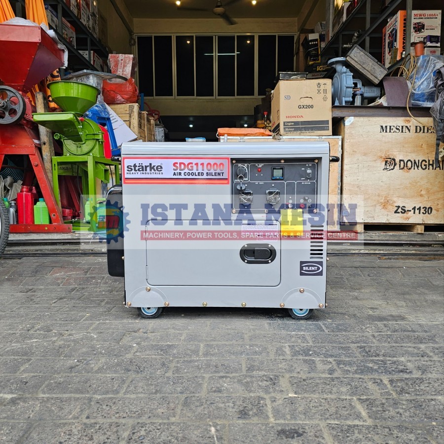 9.5KVA GENSET SOLAR 7500W GENSET DIESEL SILENT 7500W STARKE SDG 11000