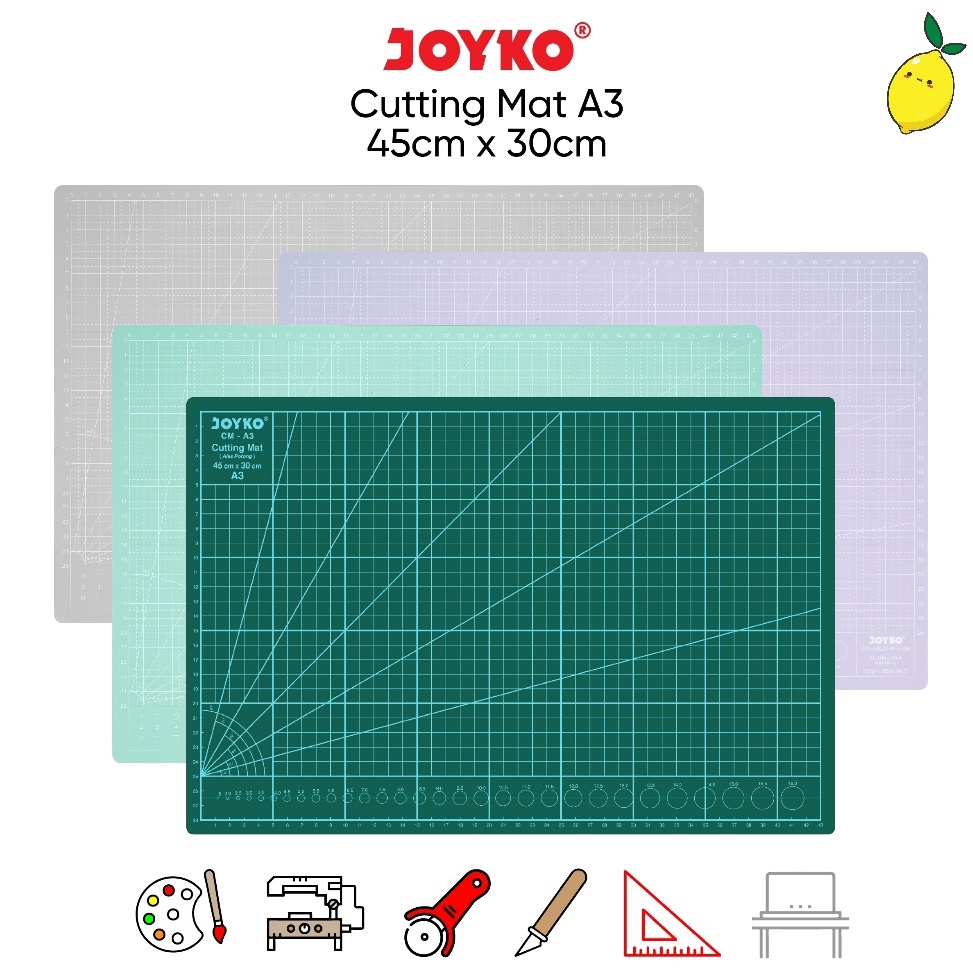 

KODE R85X Joyko Cutting Mat CMA3 Alas Potong