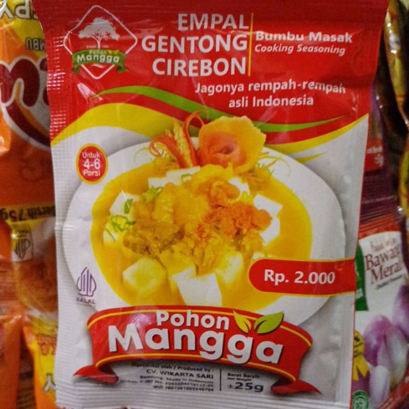 

Cap Pohon Mangga Bumbu Masak Empal Gentong Cirebon per pcs