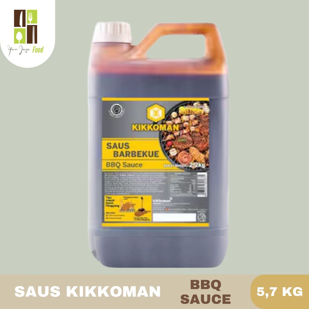 

Kikkoman BBQ sauce Halal Saus Barbeque Kemasan 5.7 Kg