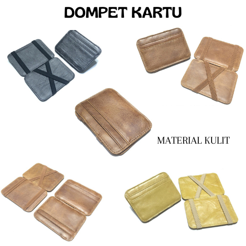 Dompet Kartu Import Kulit -Card Holder Import-Dompet Kartu Pria Wanita-Dompet Kartu Terbaru #9010