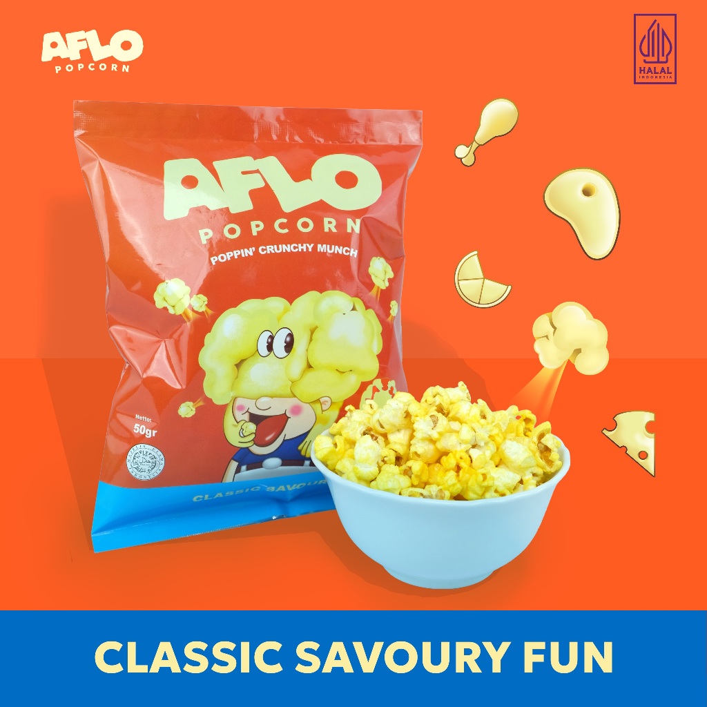 

AFLO POPCORN CLASSIC SAVORY FUN