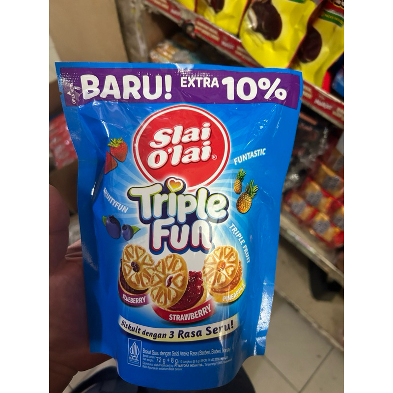 

Slai o’lai triple fun pouch 72gram (9x8gr)