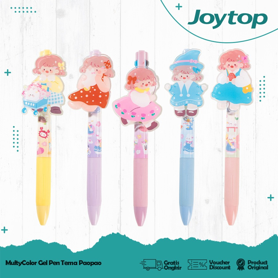 

JOYTOP Gel pen 3 Warna Momoji Cute