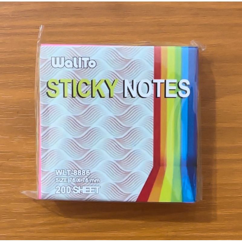 

STICK NOTE WALITO WLT-8886 NOTE TEMPEL ISI 200 LEMBAR