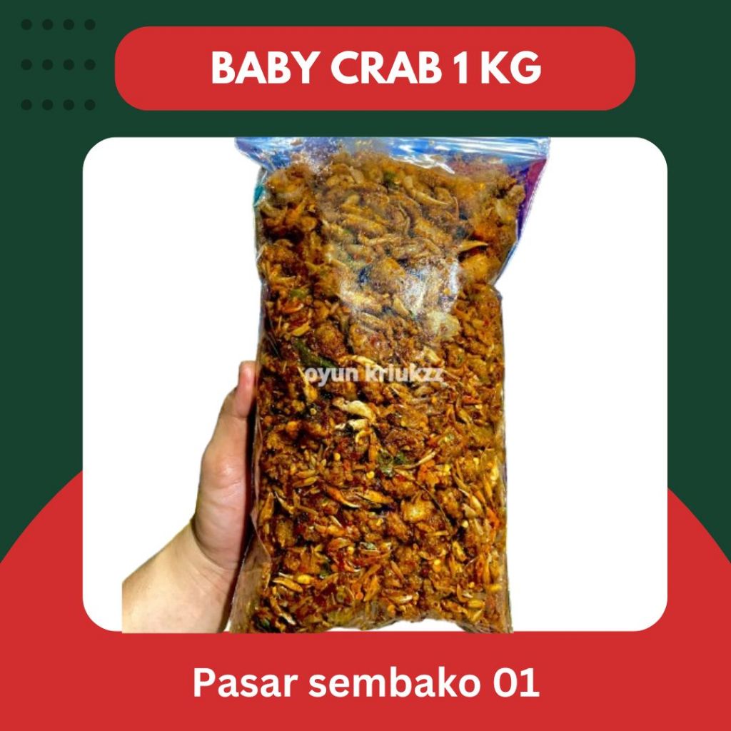 

Baby Crab Crispy Kemasan 1Kg