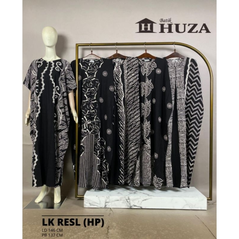 (Ld 140 Cm) Longdres Lowo Adem Pekalongan Ll Lk Resleting Busui Batik Cap HUZA Hlk1