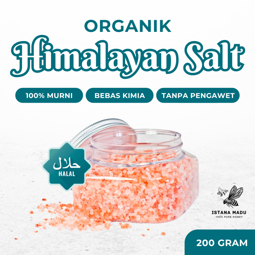 

Garam Himalaya / Himalayan Salt Asli 100% Murni Tanpa Campuran