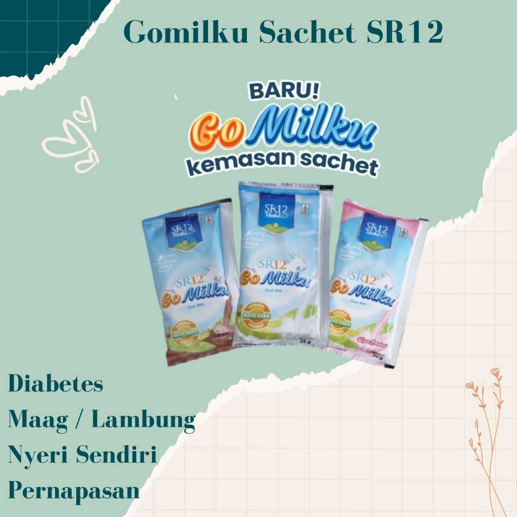 

Gomilku SR12 Sachet Susu Kambing Etawa Berkualitas Bpom