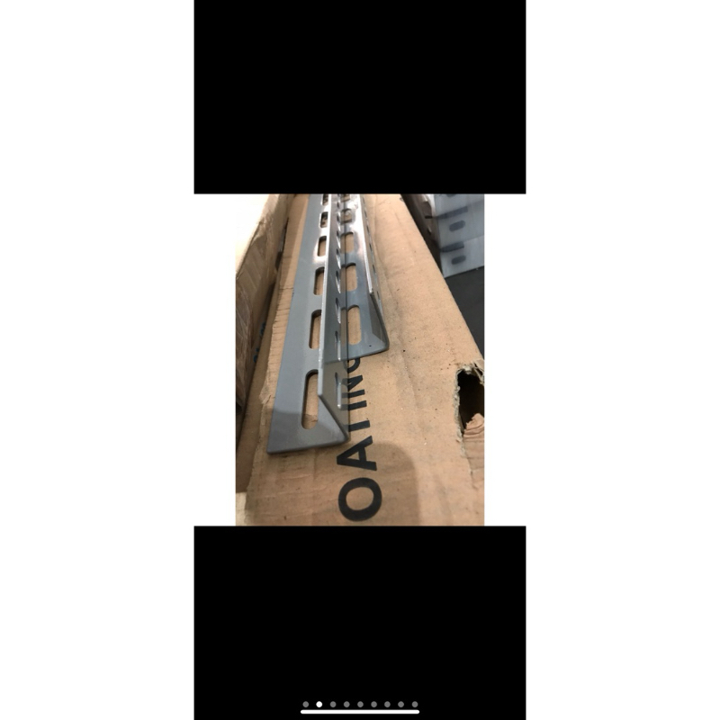 Besi siku lubang UNION SA80 4x4 panjang 3 meter atau 4 meter / Tiang rak