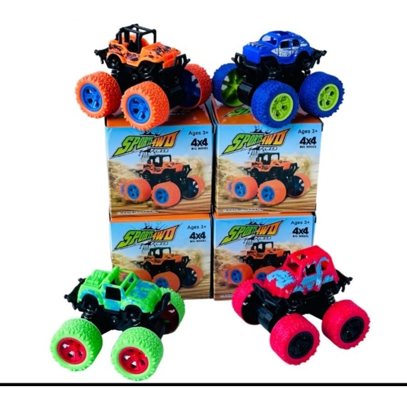 Mainan Mobil BO Warna Warni Monster Truk