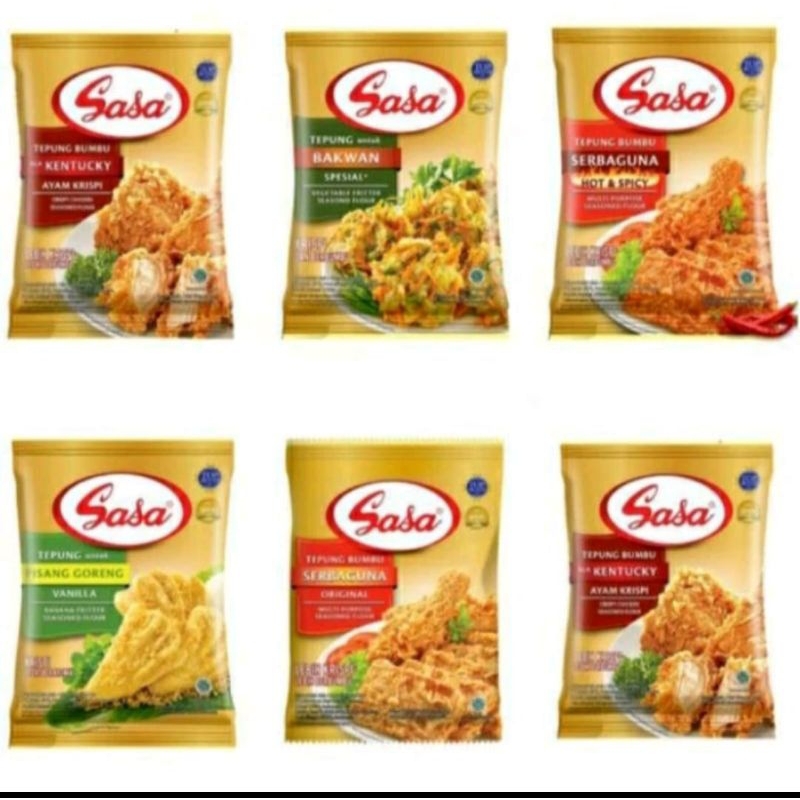 

Tepung Sasa Serbaguna 210gr All variant(untuk rasa tulis di note)