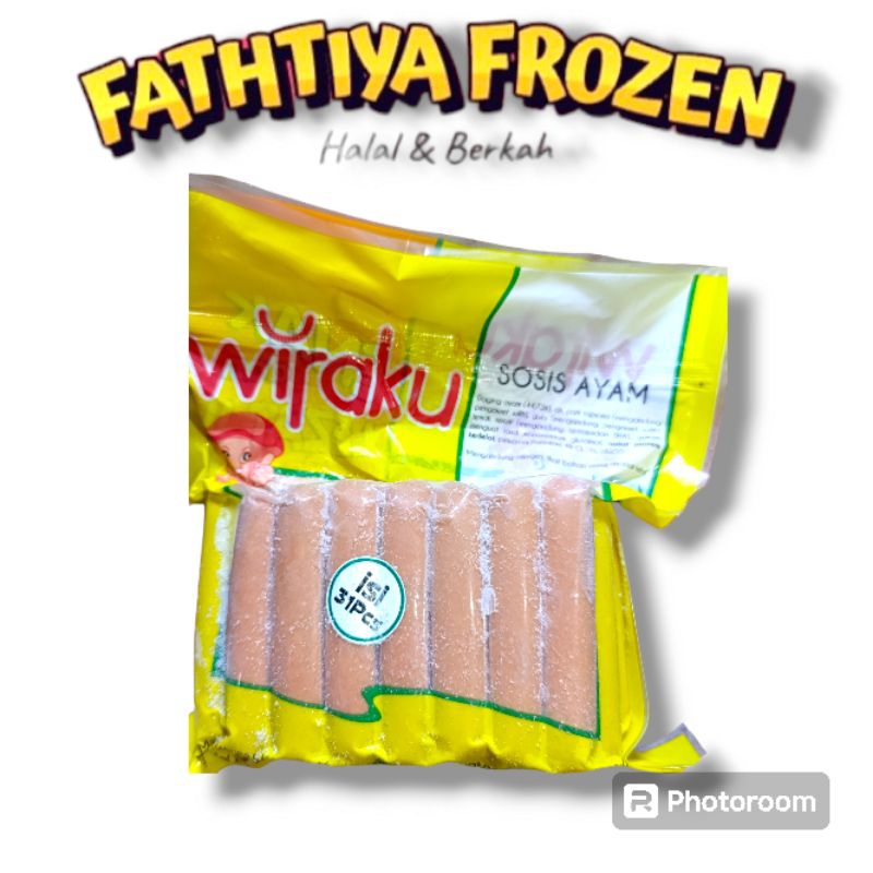 

SOSIS WIRAKU 500G ISI 31 BATANG #FATHIYAFROZEN #PALEMBANG