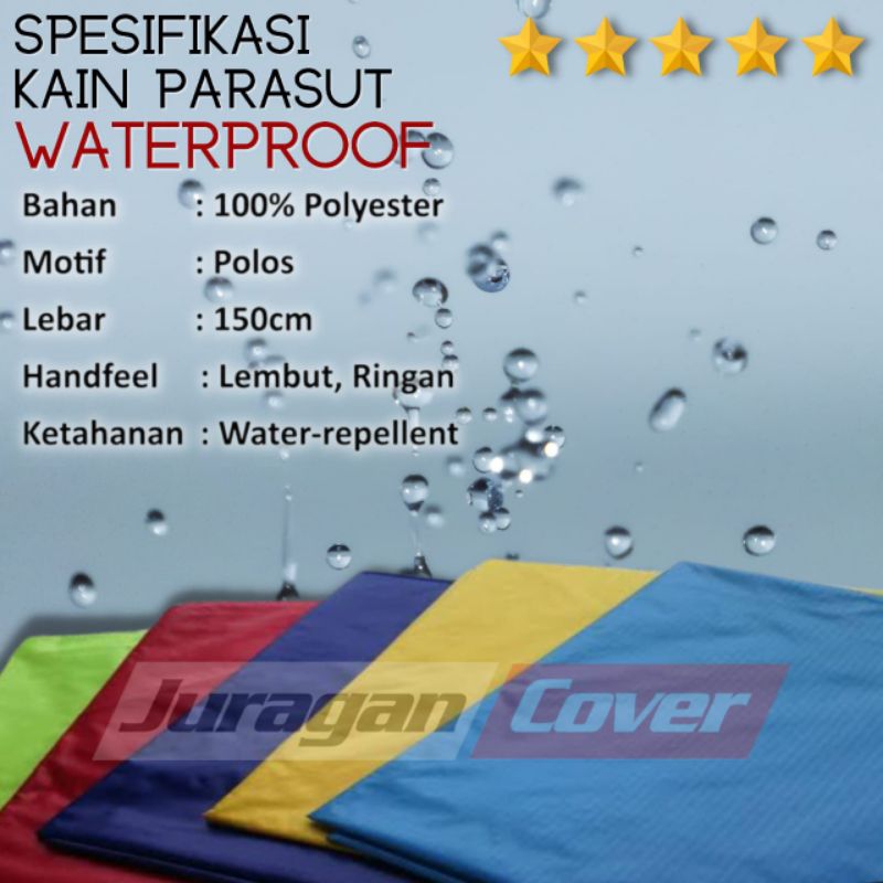 kain parasit waterproof bahan anti air