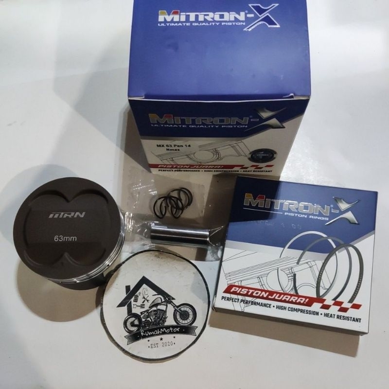 PISTON KIT NMAX MITRON 62 63 PIN 14