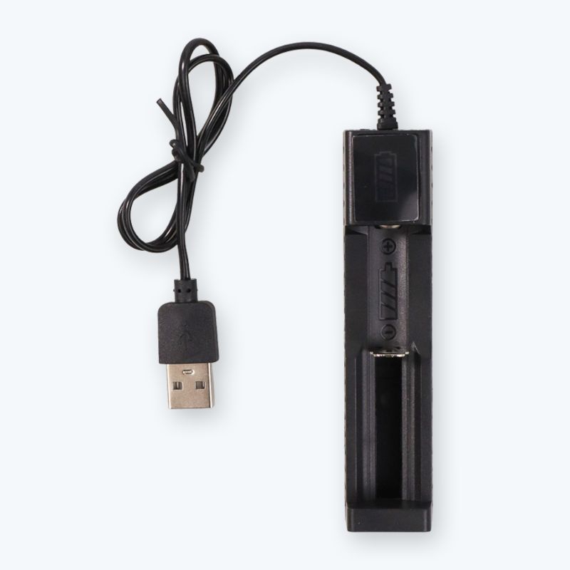 Charger Baterai USB 18650 Cas Baterai 1 Slot Cas Baterai 1 Slot