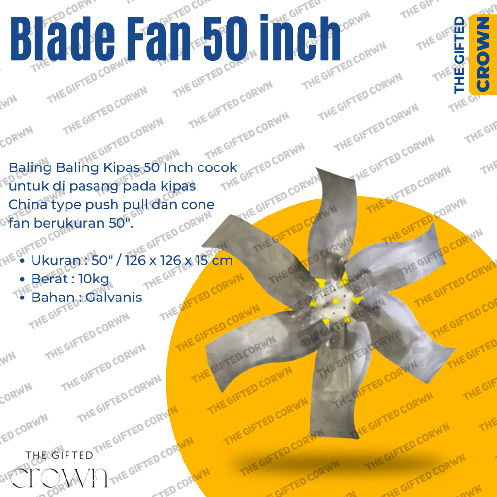BLADE FAN 50 INCH/BALING BALING KIPAS/DAUN KIPAS/BOX FAN/CONE FAN