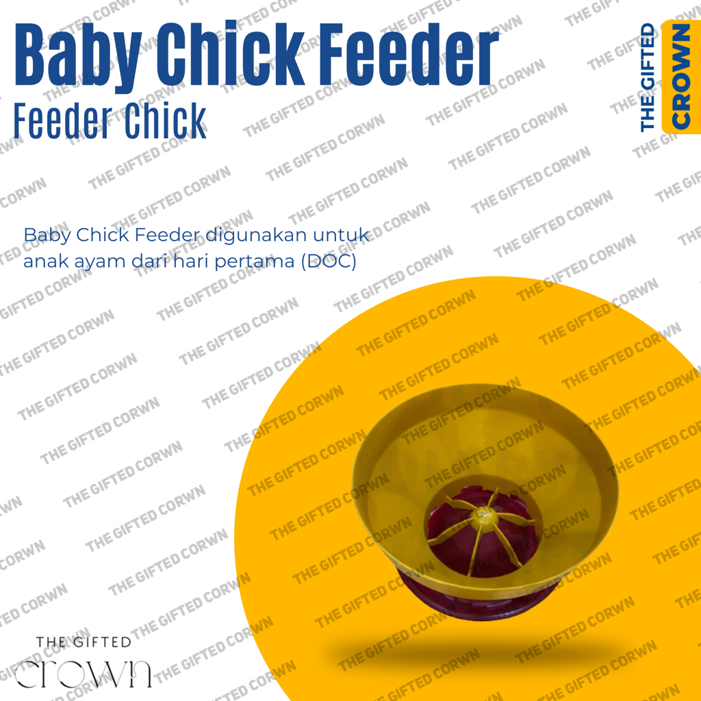 BABY CHICK FEEDER/TEMPAT MAKAN DOC/FEEDER CHICK/PAKAN ANAK AYAM TERNAK