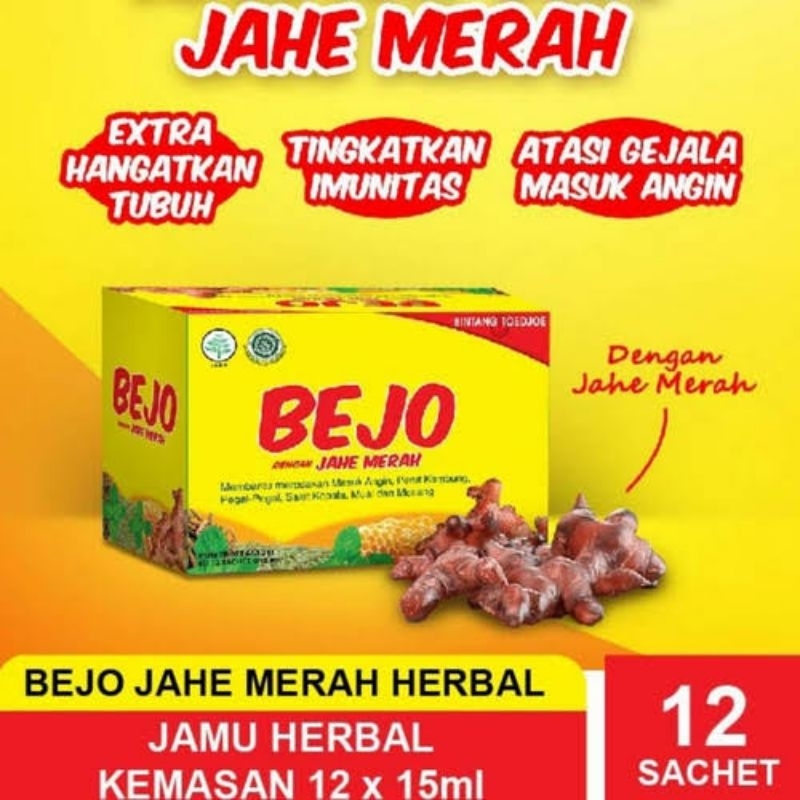 

Promo Bejo Jahe Merah Herbal Isi 12 Sachet