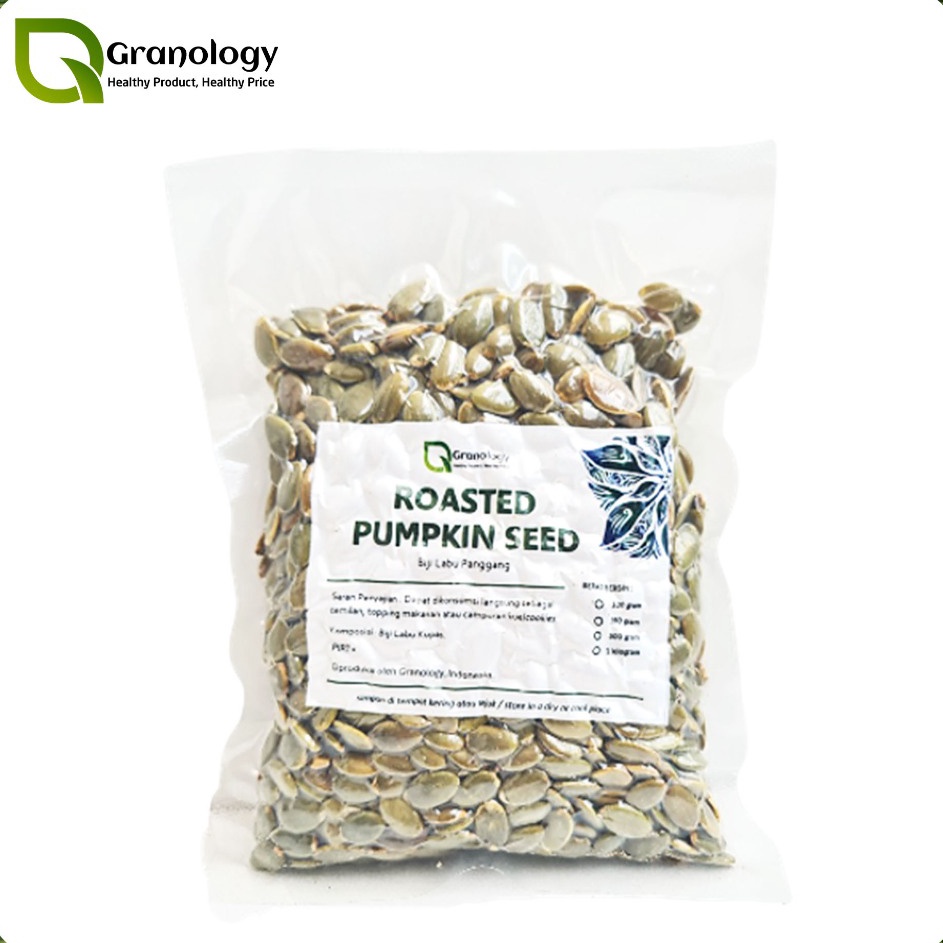

Diskon Promo Roasted Pumpkin Seed Biji Labu Oven 25 Gram by Granology