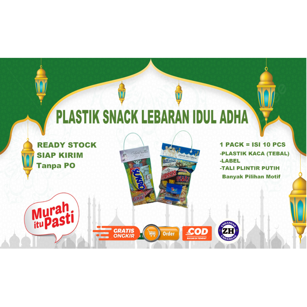 

PLASTIK SNACK LEBARAN IDUL ADHA/TAS SNACK LEBARAN/HAMPERS LEBARAN/SNACK IDUL ADHA