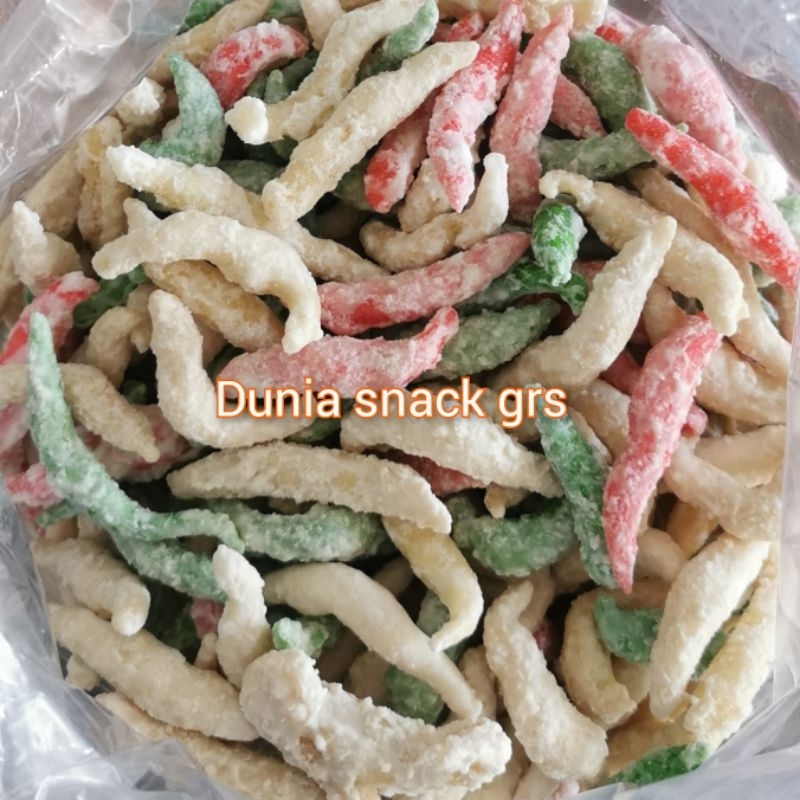 

Bidaran Manis Warna 500gr / Bidaran salju / Wedaran manis / Telur gabus manis