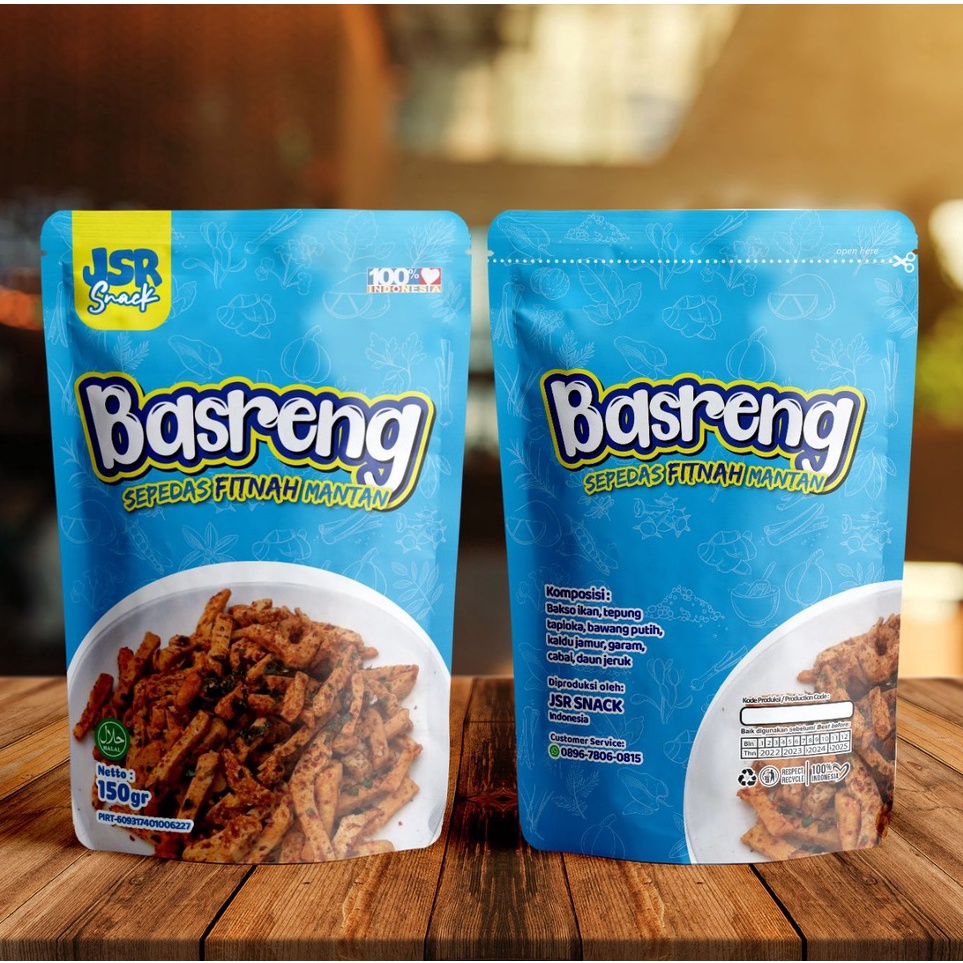 

Seller BASRENG BASO GORENG JSR SNACK ISI 15 GRAM GURIH DAUN JERUK