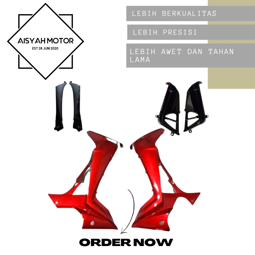 Sayap Honda Supra X 125 Batman Warna Merah