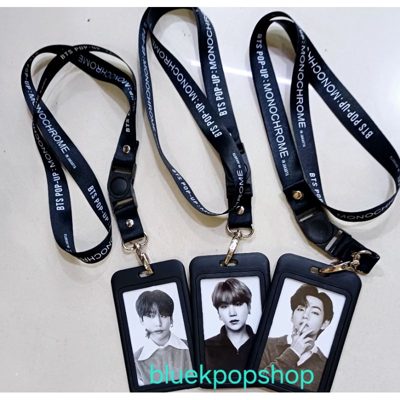 

Ready Stock : 1 Set Lanyard + ID Card Case + Photocard Monochrome Kpop BTS - Monochrome 》》Lihat Slide ke 2