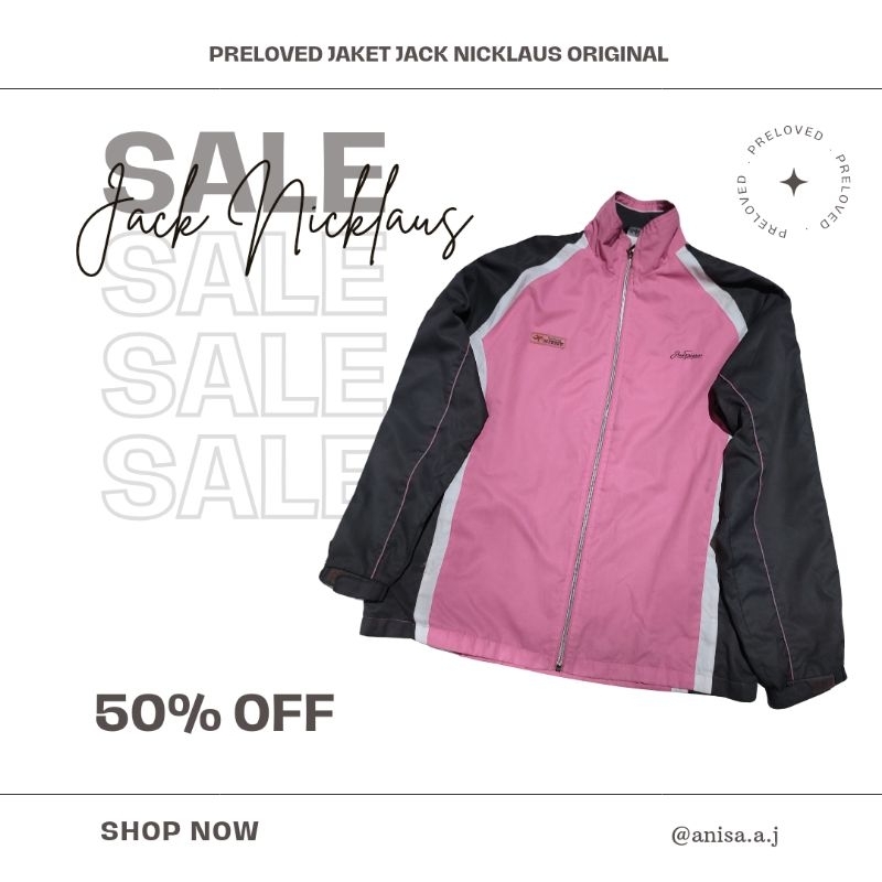 Jaket Wanita Jack Nicklaus Preloved