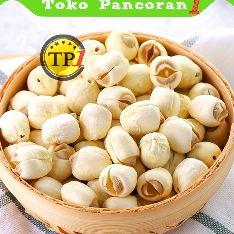 

Eksklusif Biji Teratai Lotus Seed Lien Zi 1 gr murah