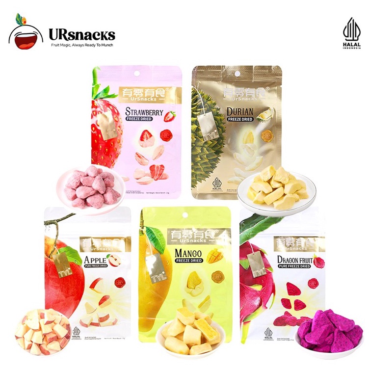 

TYL ze Dried Fruit Snack Durian Vacum ze Dried Strawbery Mango Apel Dragon Fruit Dried Fruit Buah Vacum Durian Strawbery