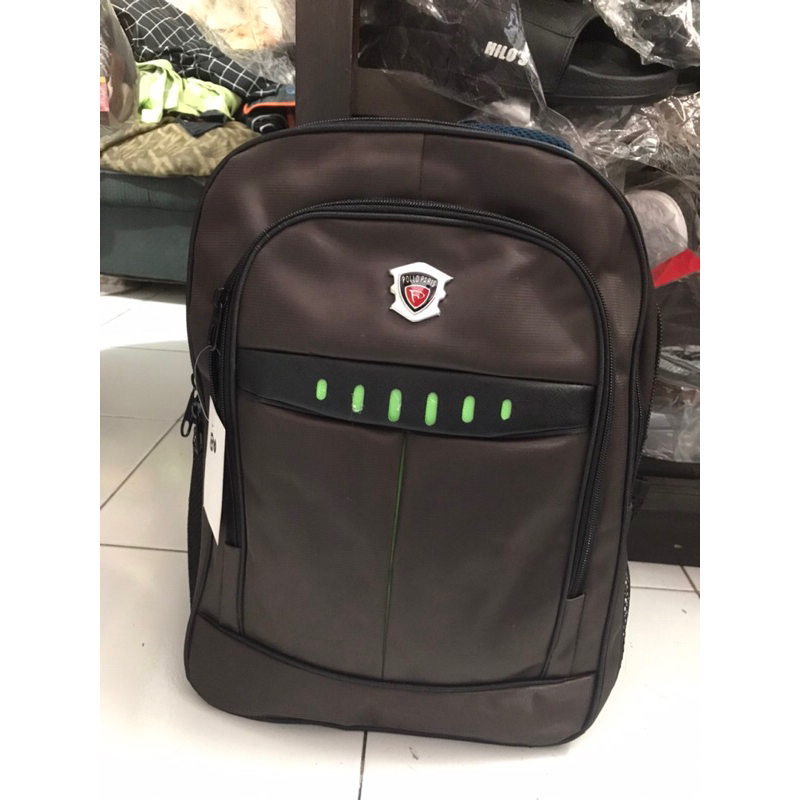 Tas anak sekolah pollo paris coklat