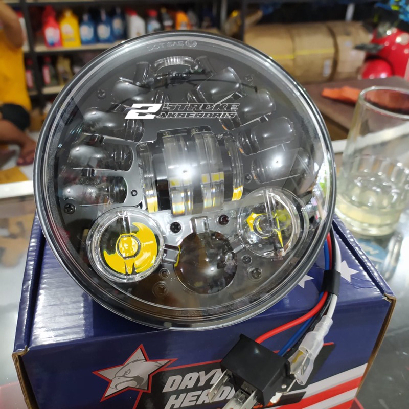 lampu daymaker 7 inch iron eagle