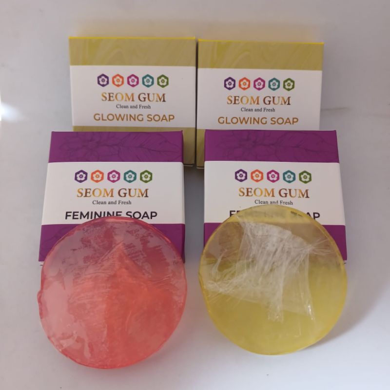 10Pcs SABUN SEOM GUM GLOWING SOAP SABUN FEIMINIME SOAP